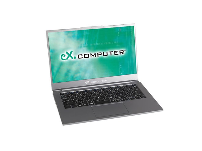 ツクモ、マグネシウム合金筐体で重さ約970gの14型ノートPC