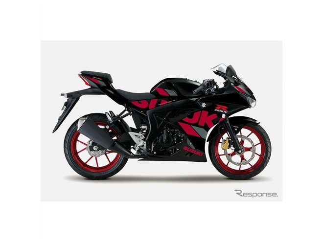 スズキ、GSX 125 シリーズをマイチェン…カラーリング変更やハザード