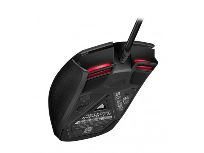 ☆人気商品☆ ASUS 使い手を選ばない左右対称デザインの IMPACT 110 ASUS、左右対称デザインのゲーミングマウス「ROG Strix Impact II