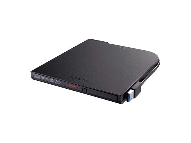 【ほぼ新品】ポータブルBDドライブ BD-U6XL バッファロー、USB 3.2に対応したポータブルBD「BRXL-PTV6U3-A