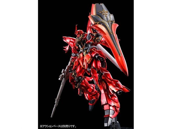 バンダイ、半艶消しメッキを施した「シナンジュ」RGガンプラ発売