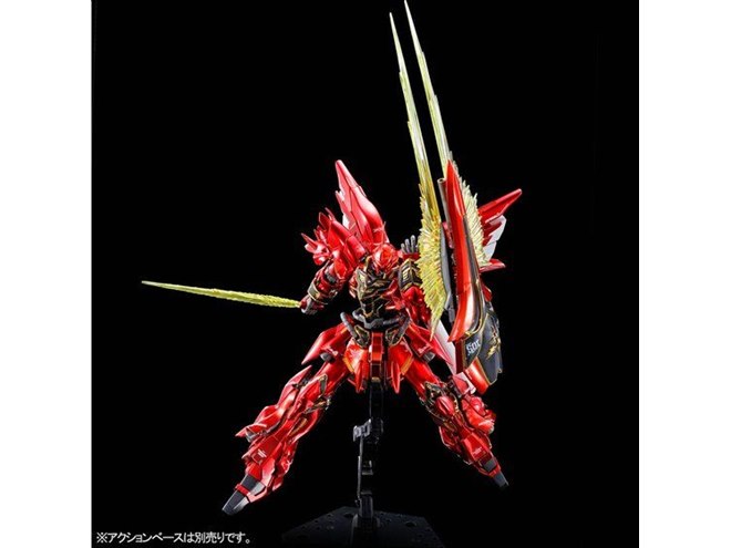 バンダイ、半艶消しメッキを施した「シナンジュ」RGガンプラ発売