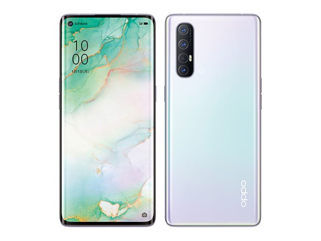 ソフトバンク、6.55型有機EL搭載の5Gスマホ「OPPO Reno3 5G」発売日