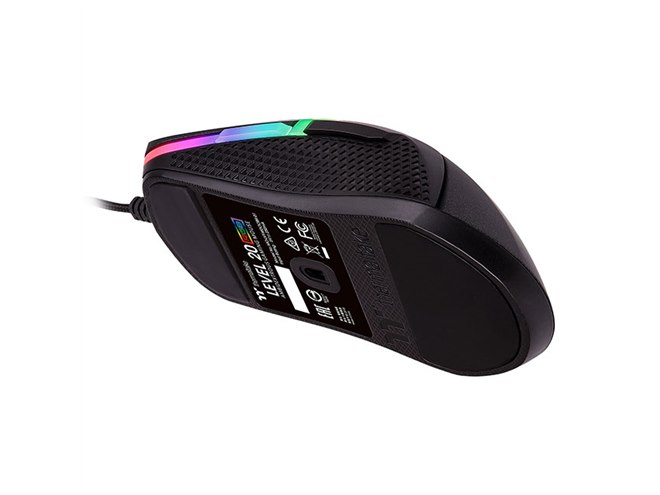 Thermaltake、最大16000dpiに対応したゲーミングマウス「LEVEL 20 RGB