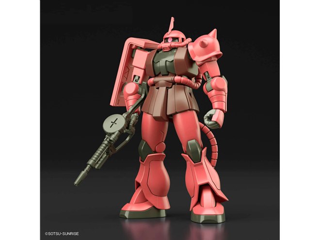 機動戦士ガンダム」シャア専用ザクIIの新規造形HGガンプラが7月発売