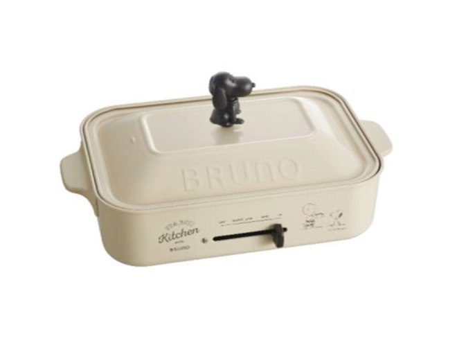 I.D.E.A international - BRUNO ホットプレート　PEANUTS コラボ商品 PEANUTS コンパクトホットプレート+セラミックコート鍋 BOX