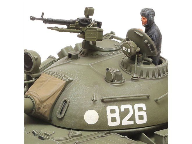タミヤ、半球形の砲塔などを再現した「1/48 ソビエト戦車 T-55