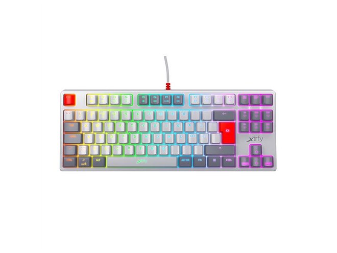 Xtrfy、「K4テンキーレスキーボード」に新色ホワイトとレトロを追加