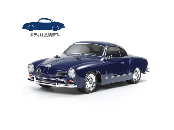 タミヤ、1955年登場の「フォルクスワーゲン カルマンギア」を電動RC化