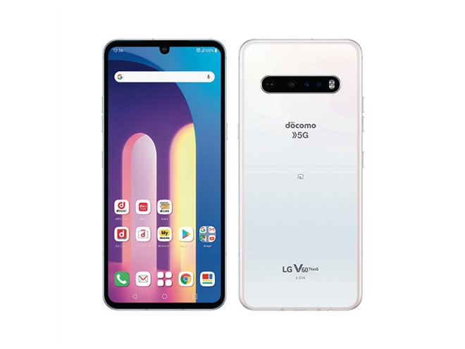 ドコモ、6.8型有機EL×2画面対応の5Gスマホ「LG V60 ThinQ 5G L-51A」 - 価格.com