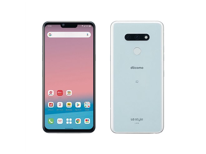 ドコモ、4820万画素カメラ搭載の6.1型スマホ「LG style3 L-41A