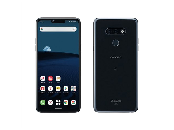 【美品】LG style3 docomo L-41A ブラック スマートフォン ドコモ、4820万画素カメラ搭載の6.1型スマホ「LG style3 L-41A