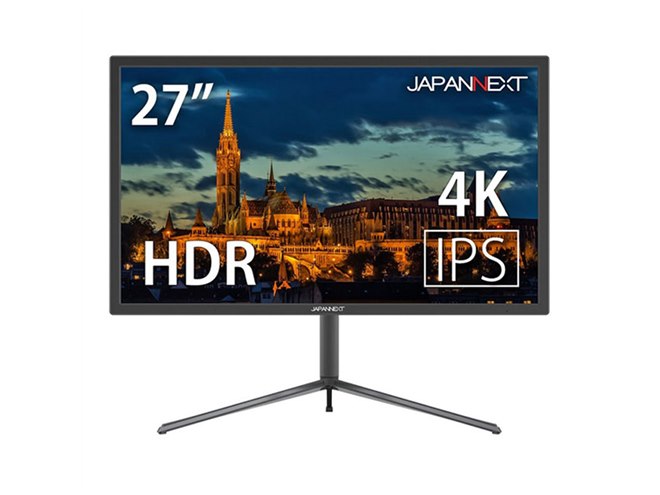 JAPANNEXT、IPS-ADSパネルを採用した27型4K液晶ディスプレイ - 価格.com