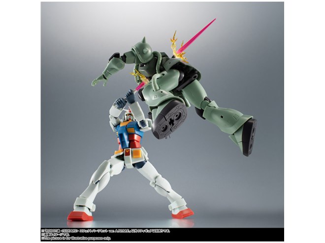 ガンダムフィギュアセット（エフェクトパーツ付き） ガンダム」ザク撃破など再現、エフェクトパーツセットの発売日