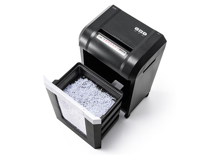 SANWA SUPPLY サンワサプライ クロスカットシュレッダー 400-PSD055 動作確認済 サンワ、毎分6mのスピードで裁断できる高速クロスカットシュレッダー
