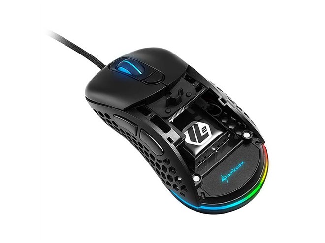 Sharkoon、ハニカム構造で62gを実現したゲーミングマウス「Light2 200