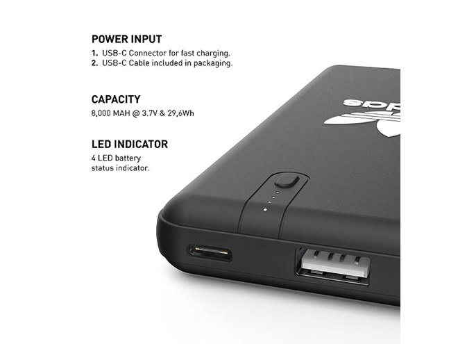 アディダス、容量8000mAhのモバイルバッテリー - 価格.com
