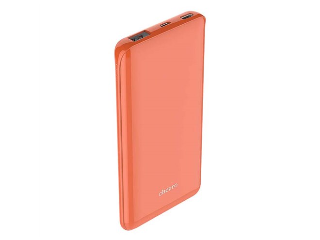 cheero、薄型モバイルバッテリー「Flat 10000mAh with Power