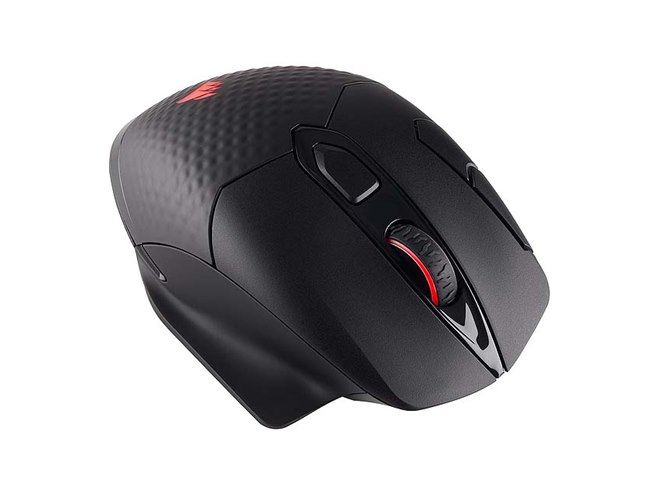 Corsair、18000dpiのワイヤレスゲーミングマウス「DARK CORE RGB