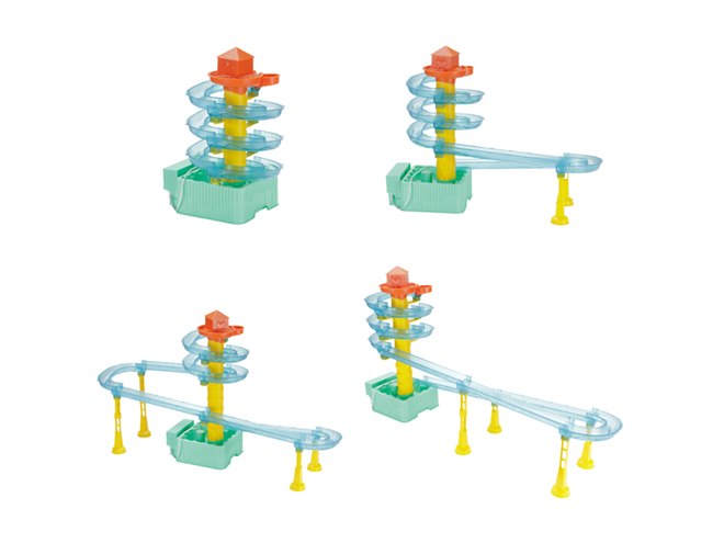 タカラトミー、コースをカスタマイズできる「そうめんスライダー