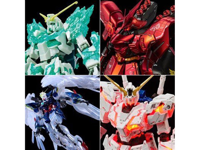 ガンダムベース限定ガンプラの特別販売が開始、UCガンダム（光の結晶体