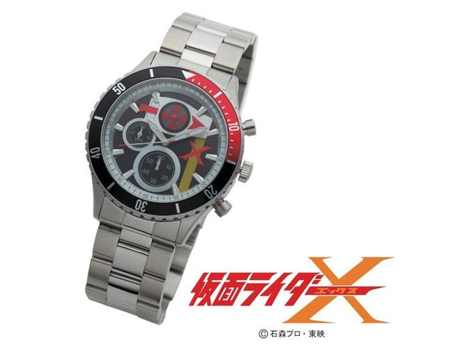 仮面ライダー クロノグラフ腕時計」発売、1号/X/ストロンガーの全3種 - 価格.com