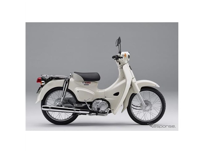 ホンダ スーパーカブ110、新色イエローを追加 法規対応のテールランプ