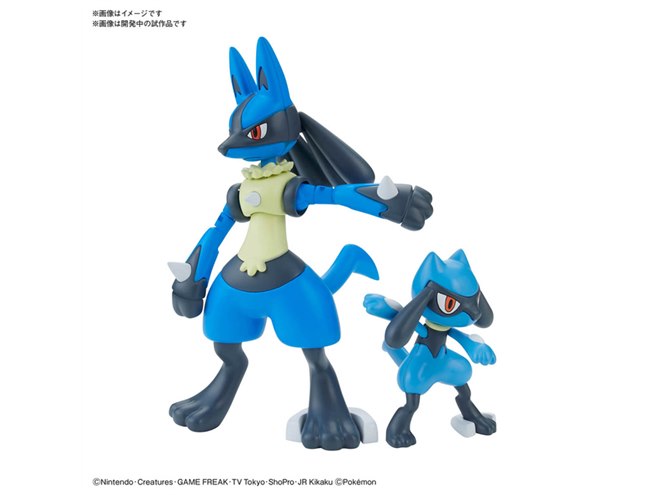 バンダイ、「ポケモンプラモコレクション リオル＆ルカリオ」を7月発売