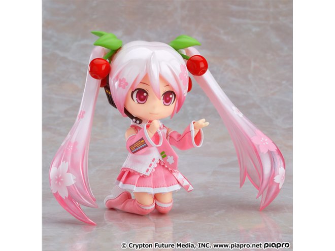 figma 桜ミク 全高約140mm 可動フィギュア figmaになった「桜ミク」が桜の精となって春をお届け