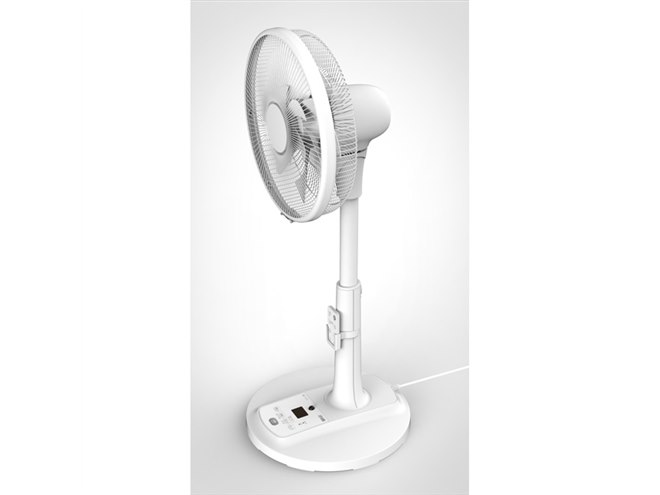 ヤマダ電機、保冷剤専用カゴが付属するDC扇風機「YFD-R83H3