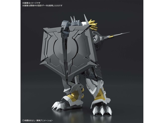 デジモン　プラモデル　エンジェモン　ブラック　ウォーグレイモン 状態A-〕(-)ブラックウォーグレイモン【P】{P-026}《黒》