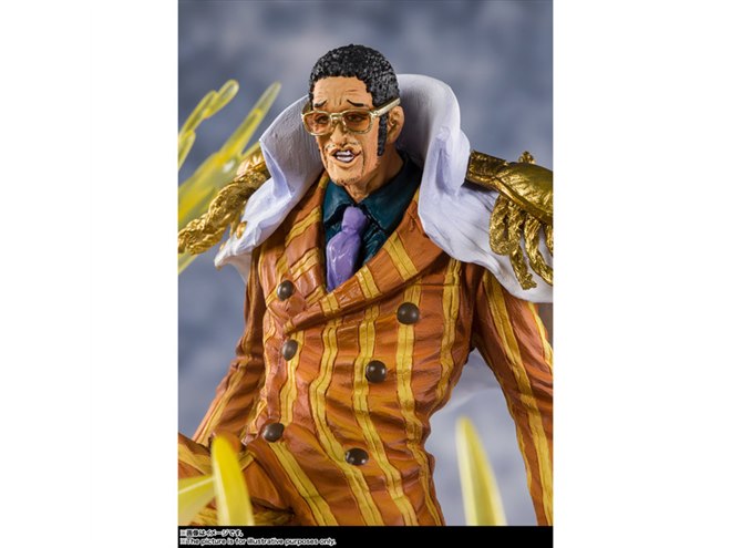 ワンピース」の三大将「ボルサリーノ」を立体化、光のエフェクト付き