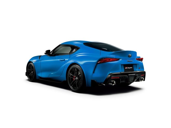 トヨタ・スープラ」の直6モデルが387PSに出力向上 青いボディーの限定