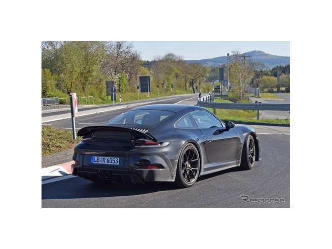 大人のGT3」はエアロも控えめ…ポルシェ 911 GT3 ツーリングの開発車両
