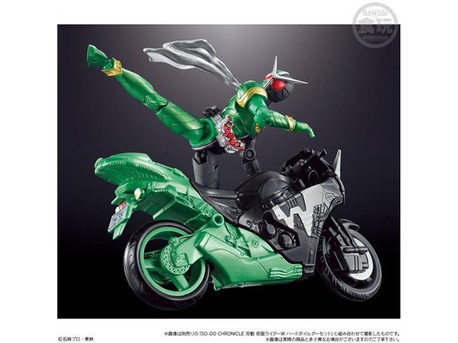 バンダイ、「双動 仮面ライダーW サイクロンジョーカー」グレード