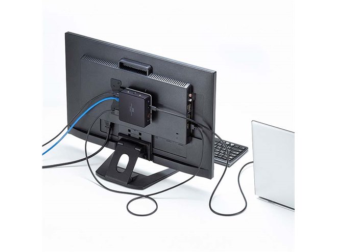 サンワ、USB Type-C/USB Type-A接続に対応したドッキングステーション
