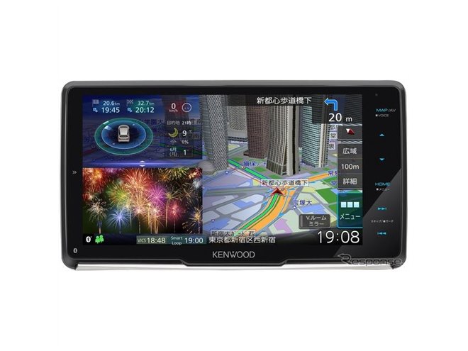 ケンウッド 彩速ナビ 初のフローティング9型モデル、7月上旬発売へ
