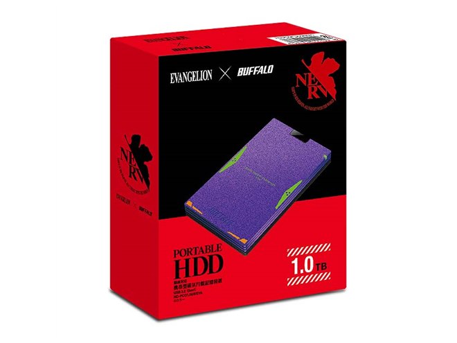 Buffalo - 【新品・未開封】エヴァンゲリオン×BUFFALO ポータブルHDD  (1TB) バッファロー、エヴァ初号機デザインのポータブルHDDを限定発売