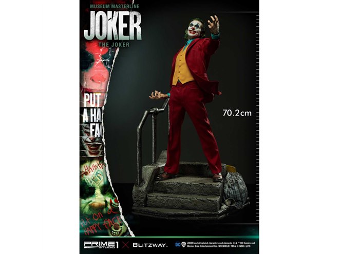 映画「JOKER」より、“ジョーカー”の全高70cm高精密フィギュアが