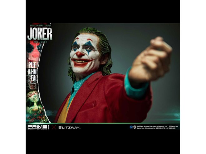 映画「JOKER」より、“ジョーカー”の全高70cm高精密フィギュアが