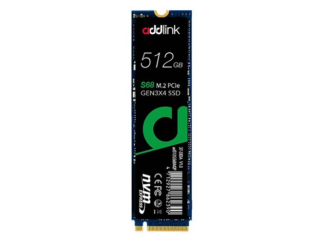 内蔵型SSD m.2SSD addlink S68 512GB addlink、最大リード2100MB/sのM.2 2280 SSD「S68」 - 価格.com
