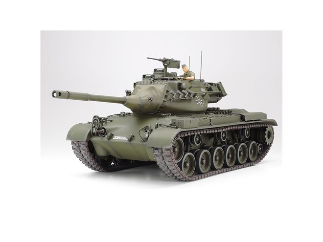 ドイツ連邦軍仕様の「M47パットン」1/35模型、M2重機関銃/ジェリカン