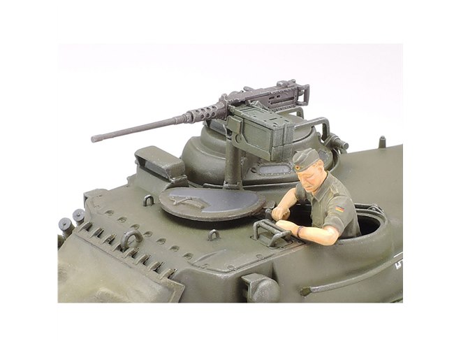 ドイツ連邦軍仕様の「M47パットン」1/35模型、M2重機関銃