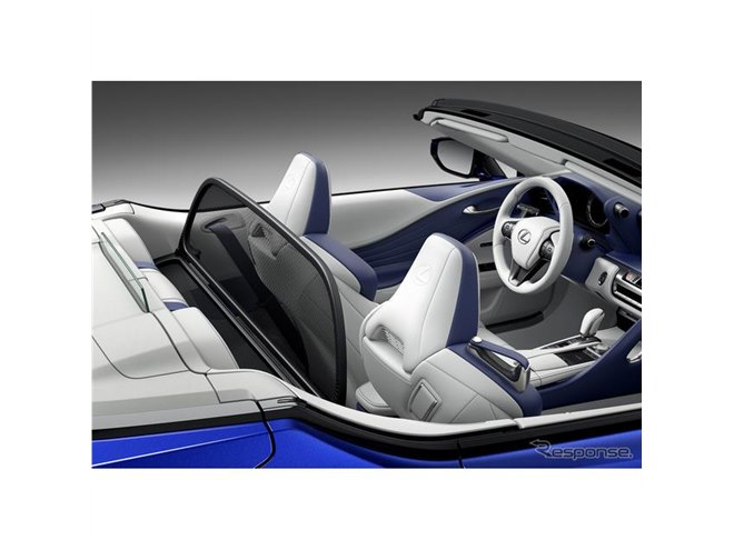 レクサスLC500コンバーチブル ウィンドディフレクター Wind Deflector LEXUS LC 500 Convertible Windscreen with Bag