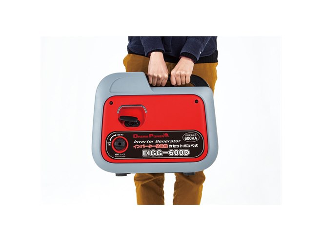 山善、カセットボンベ式インバーター発電機「EIGG-600D」 - 価格.com