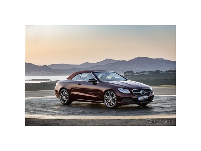 メルセデスベンツ Eクラスカブリオレ に改良新型 5月27日発表