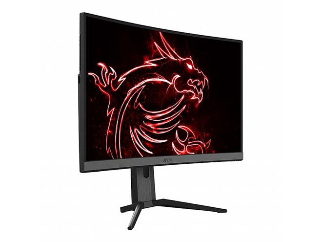 MSI、2560×1440表示で湾曲パネルを採用した27型ゲーミング液晶