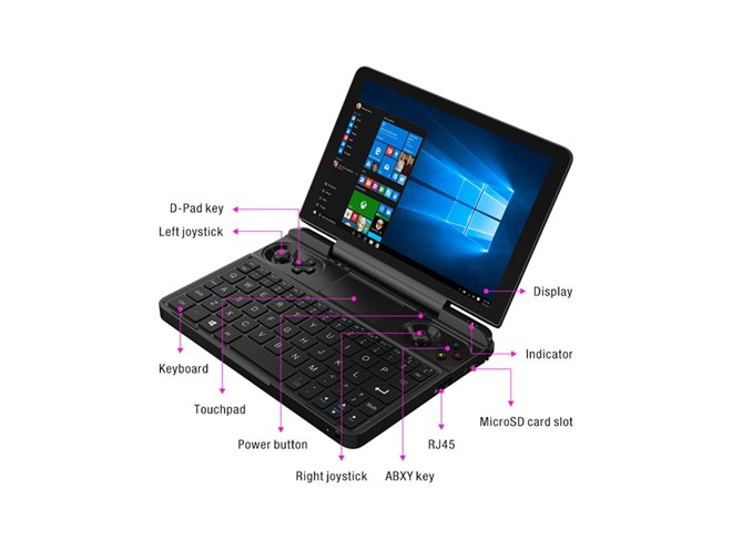 第10世代Core搭載の8型ポータブルゲーミングPC「GPD WIN Max