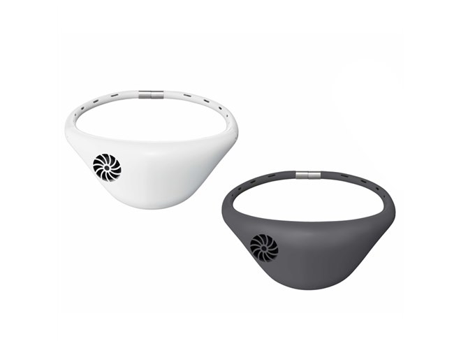 ドウシシャ、首にかけて使えるハンズフリー扇風機「hoop」 - 価格.com