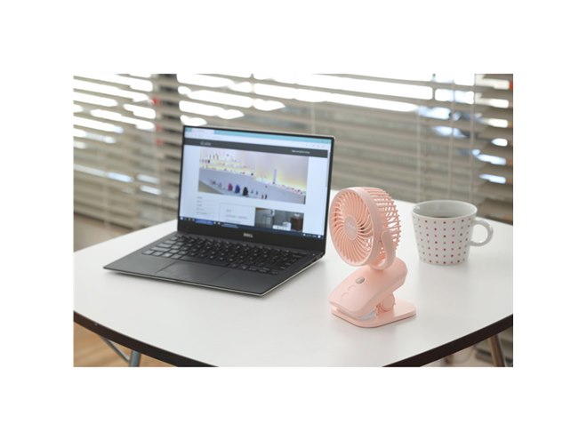 首振り機能付きのクリップ＆マグネットファン「iFan ClipS2